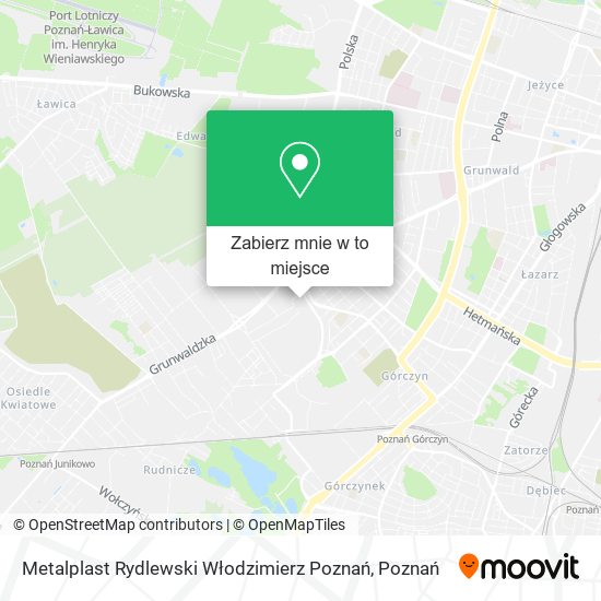 Mapa Metalplast Rydlewski Włodzimierz Poznań