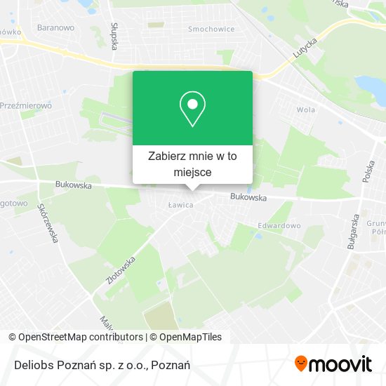 Mapa Deliobs Poznań sp. z o.o.