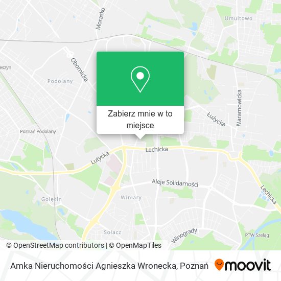 Mapa Amka Nieruchomości Agnieszka Wronecka