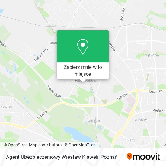 Mapa Agent Ubezpieczeniowy Wiesław Klaweli