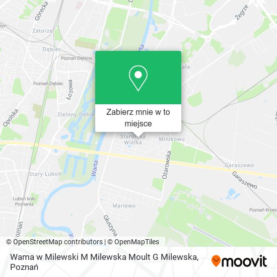 Mapa Wama w Milewski M Milewska Moult G Milewska
