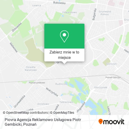 Mapa Piovra Agencja Reklamowo Uslugowa Piotr Gembicki