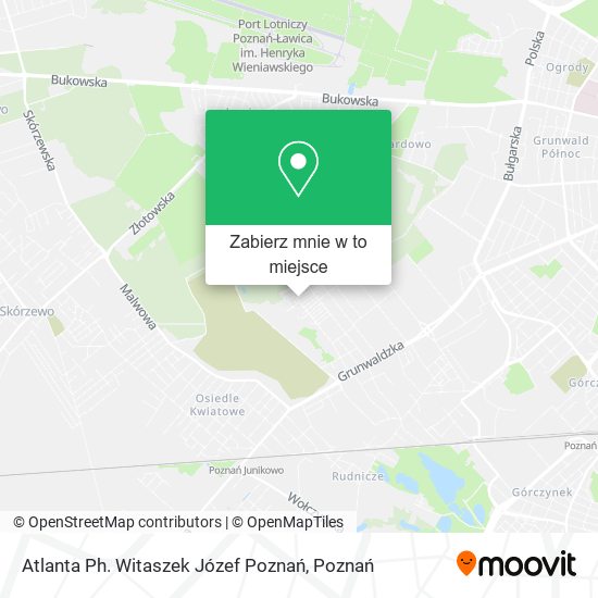 Mapa Atlanta Ph. Witaszek Józef Poznań