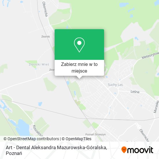 Mapa Art - Dental Aleksandra Mazurowska-Góralska