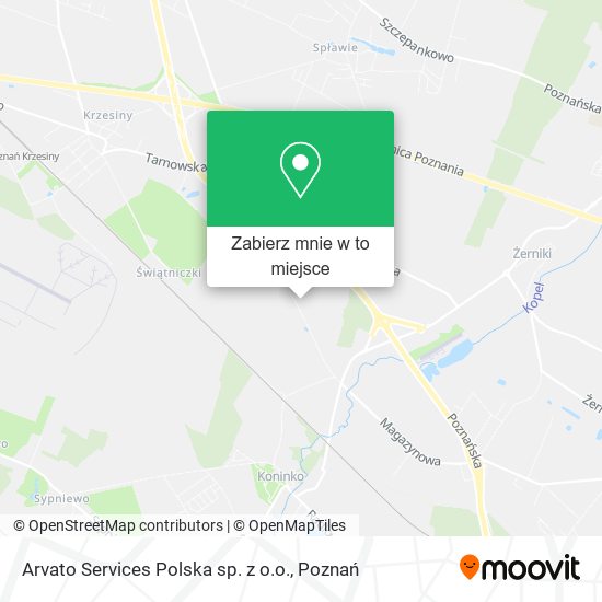 Mapa Arvato Services Polska sp. z o.o.