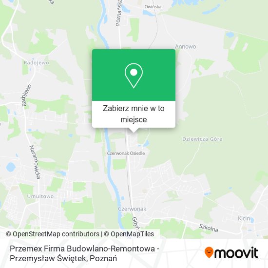 Mapa Przemex Firma Budowlano-Remontowa - Przemysław Świętek