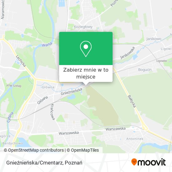 Mapa Gnieźnieńska/Cmentarz