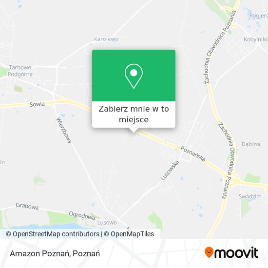 Mapa Amazon Poznań