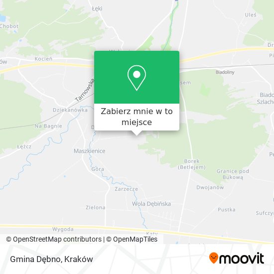 Mapa Gmina Dębno