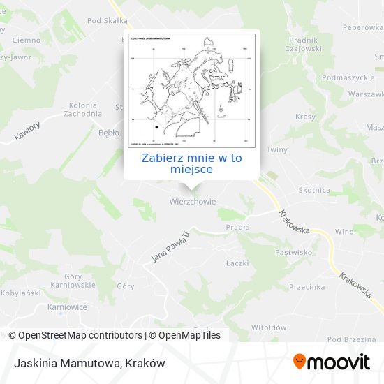 Mapa Jaskinia Mamutowa