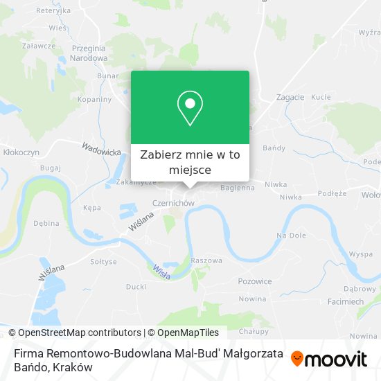Mapa Firma Remontowo-Budowlana Mal-Bud' Małgorzata Bańdo