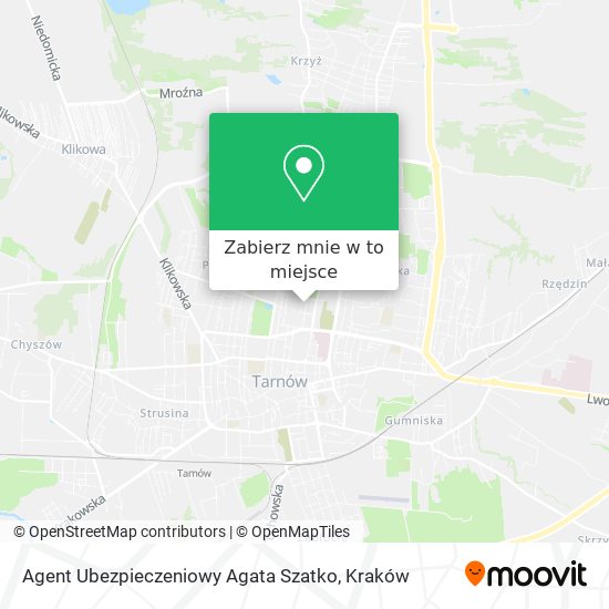 Mapa Agent Ubezpieczeniowy Agata Szatko