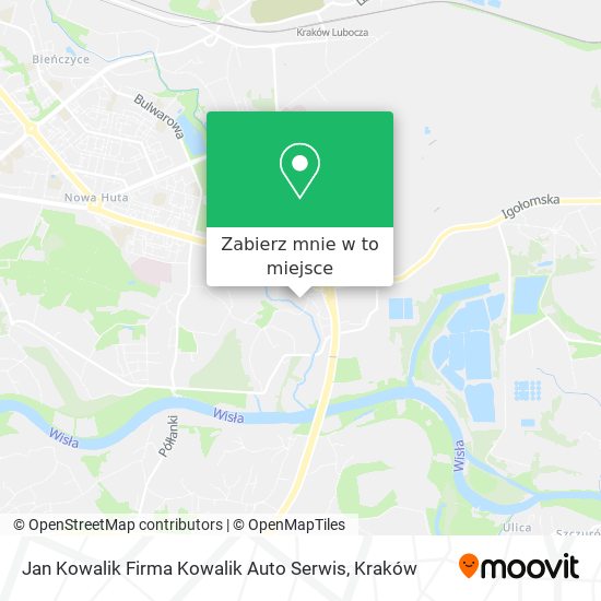 Mapa Jan Kowalik Firma Kowalik Auto Serwis