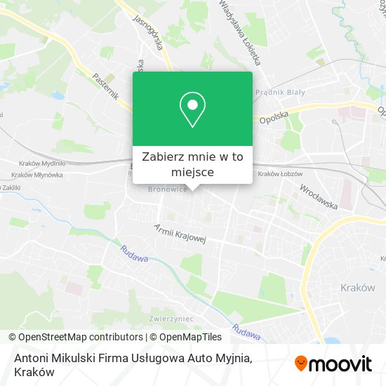 Mapa Antoni Mikulski Firma Usługowa Auto Myjnia