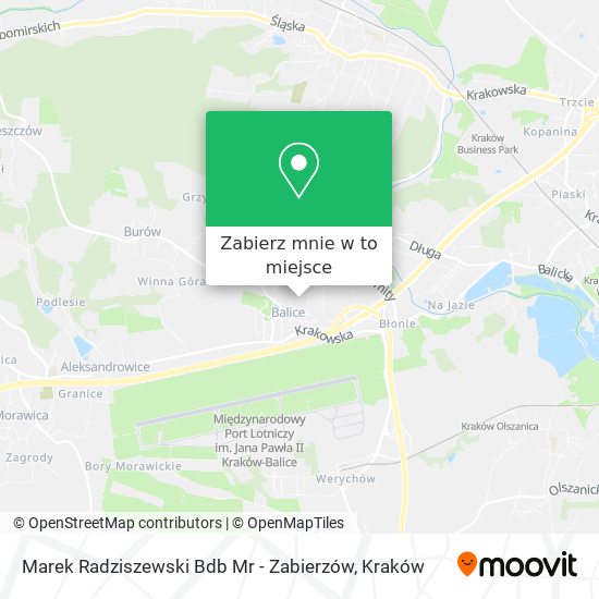 Mapa Marek Radziszewski Bdb Mr - Zabierzów