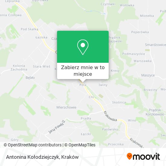 Mapa Antonina Kołodziejczyk