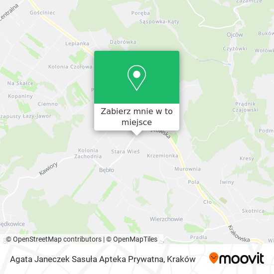 Mapa Agata Janeczek Sasuła Apteka Prywatna