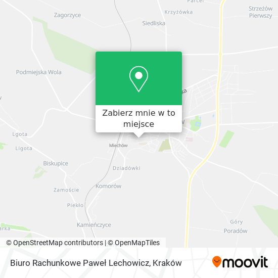 Mapa Biuro Rachunkowe Paweł Lechowicz