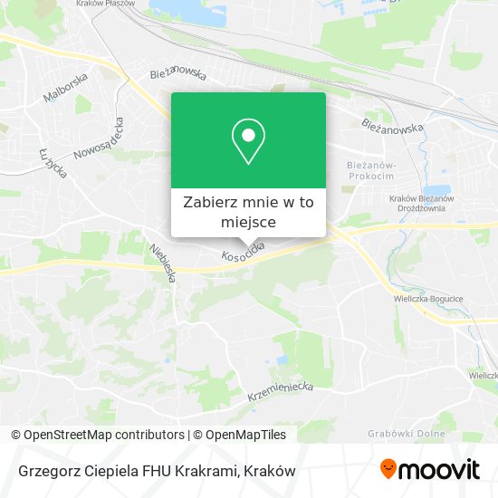 Mapa Grzegorz Ciepiela FHU Krakrami