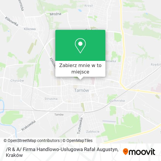 Mapa /R & A/ Firma Handlowo-Usługowa Rafał Augustyn