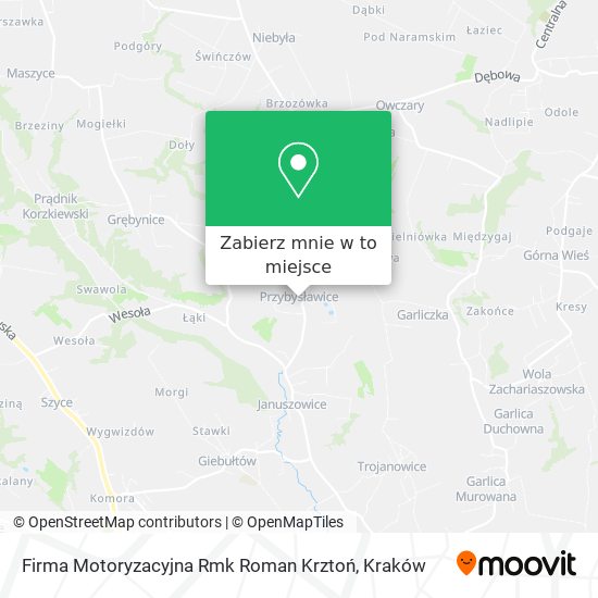 Mapa Firma Motoryzacyjna Rmk Roman Krztoń