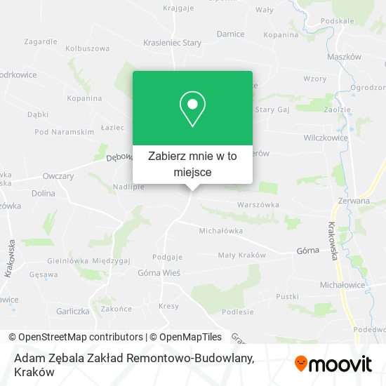 Mapa Adam Zębala Zakład Remontowo-Budowlany