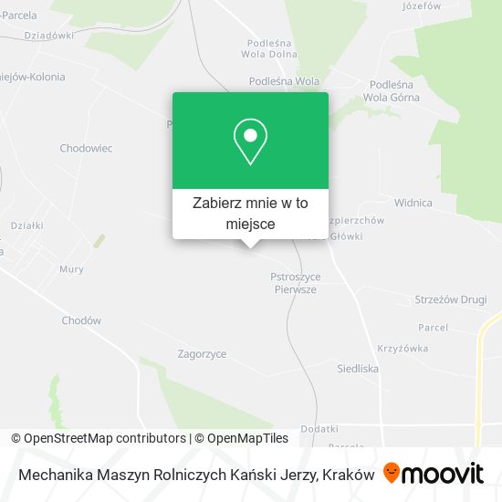 Mapa Mechanika Maszyn Rolniczych Kański Jerzy