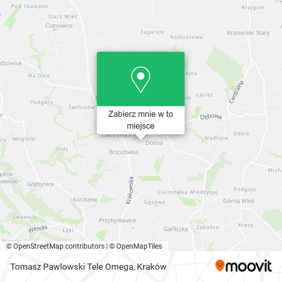 Mapa Tomasz Pawlowski Tele Omega