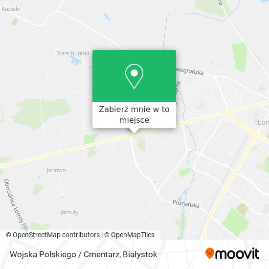 Mapa Wojska Polskiego / Cmentarz