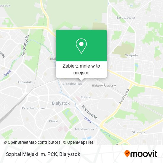 Mapa Szpital Miejski im. PCK