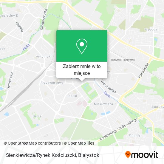 Mapa Sienkiewicza/Rynek Kościuszki