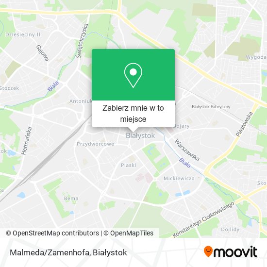 Mapa Malmeda/Zamenhofa