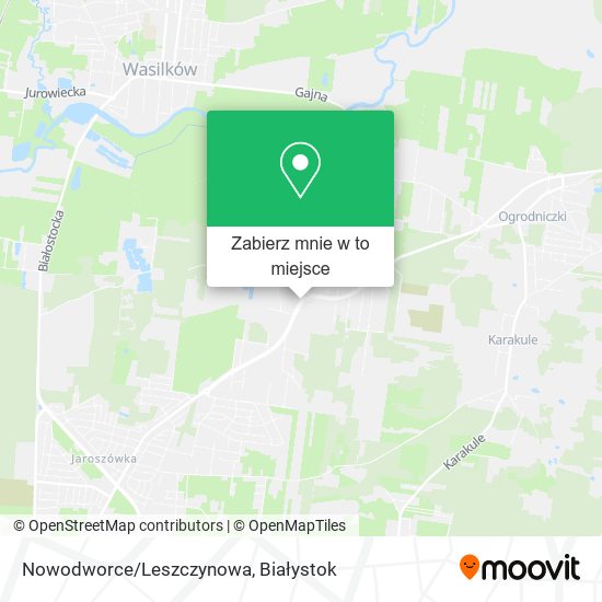 Mapa Nowodworce/Leszczynowa