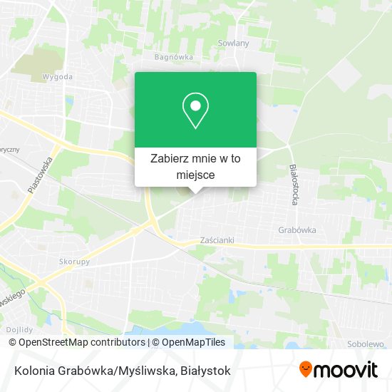 Mapa Kolonia Grabówka/Myśliwska