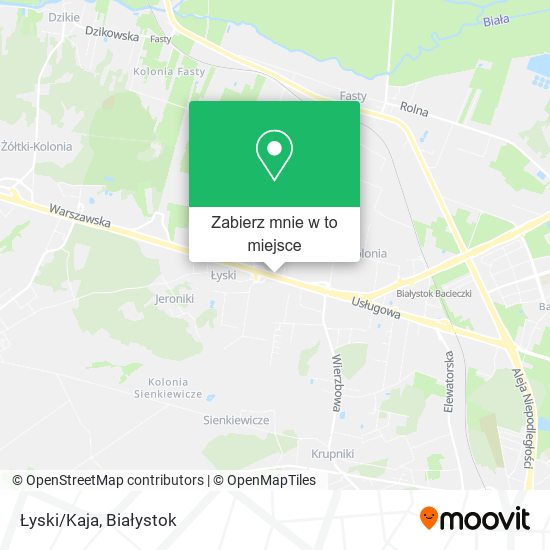 Mapa Łyski/Kaja