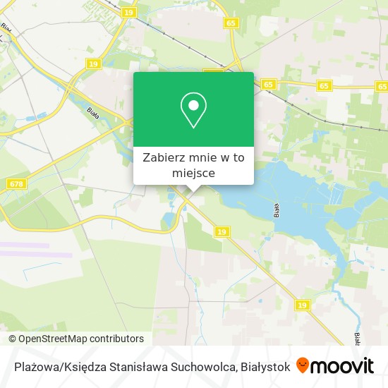 Mapa Plażowa / Księdza Stanisława Suchowolca