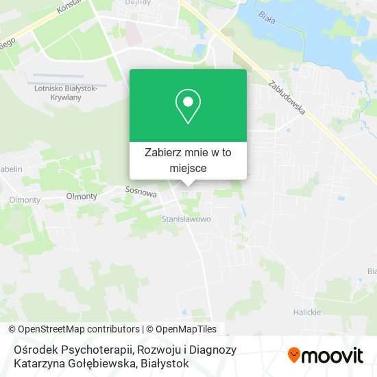 Mapa Ośrodek Psychoterapii, Rozwoju i Diagnozy Katarzyna Gołębiewska