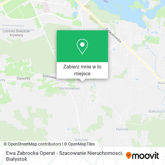Mapa Ewa Zabrocka Operat - Szacowanie Nieruchomosci