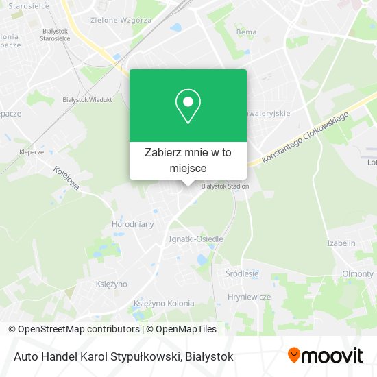 Mapa Auto Handel Karol Stypułkowski