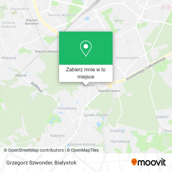 Mapa Grzegorz Szwonder