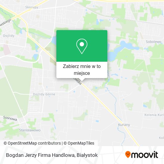 Mapa Bogdan Jerzy Firma Handlowa