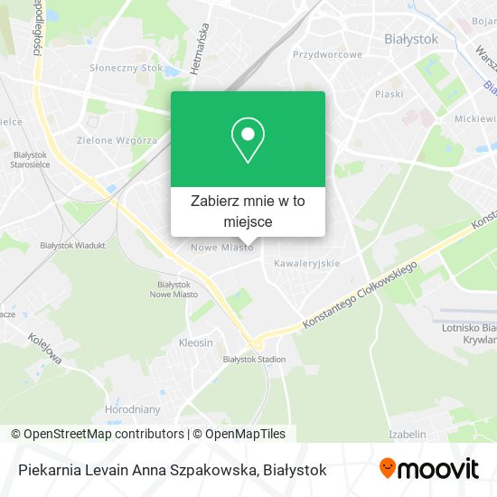 Mapa Piekarnia Levain Anna Szpakowska