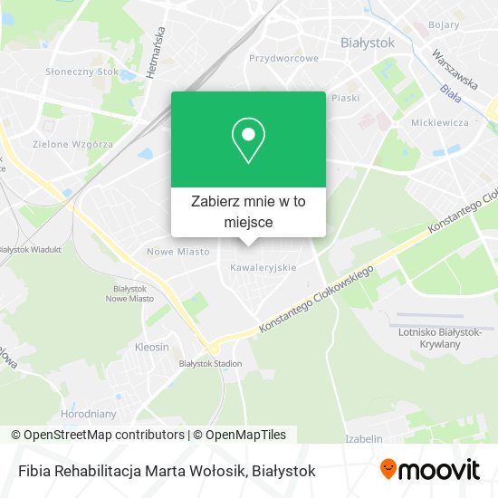 Mapa Fibia Rehabilitacja Marta Wołosik