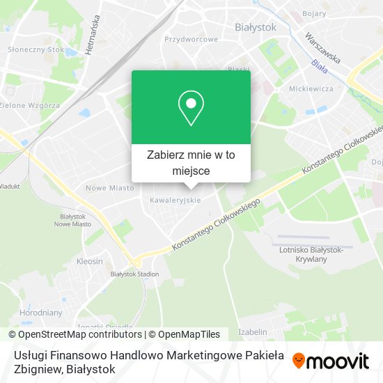 Mapa Usługi Finansowo Handlowo Marketingowe Pakieła Zbigniew