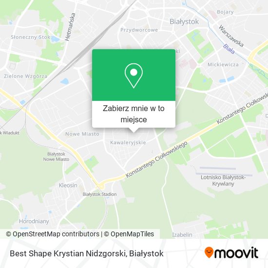 Mapa Best Shape Krystian Nidzgorski