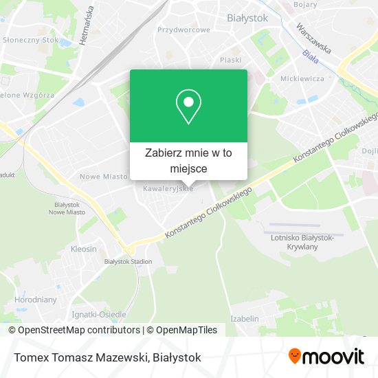 Mapa Tomex Tomasz Mazewski