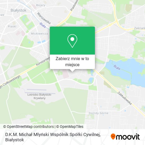 Mapa D.K.M. Michał Młyński Wspólnik Spółki Cywilnej