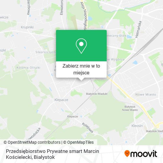 Mapa Przedsiębiorstwo Prywatne smart Marcin Kościelecki