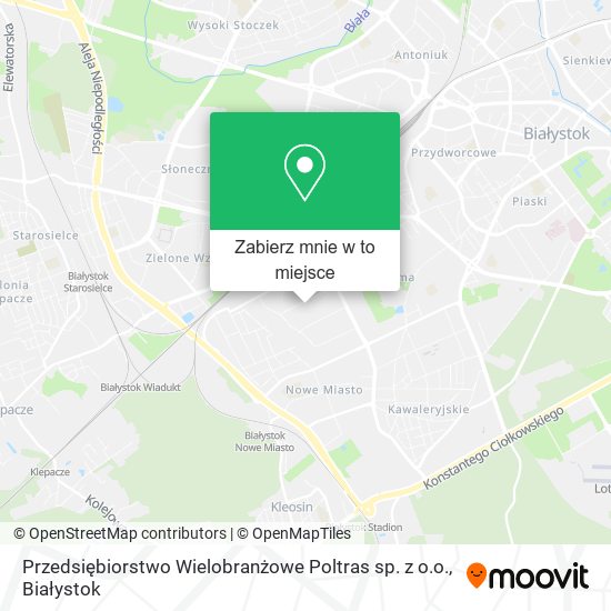 Mapa Przedsiębiorstwo Wielobranżowe Poltras sp. z o.o.
