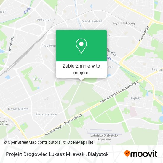 Mapa Projekt Drogowiec Łukasz Milewski